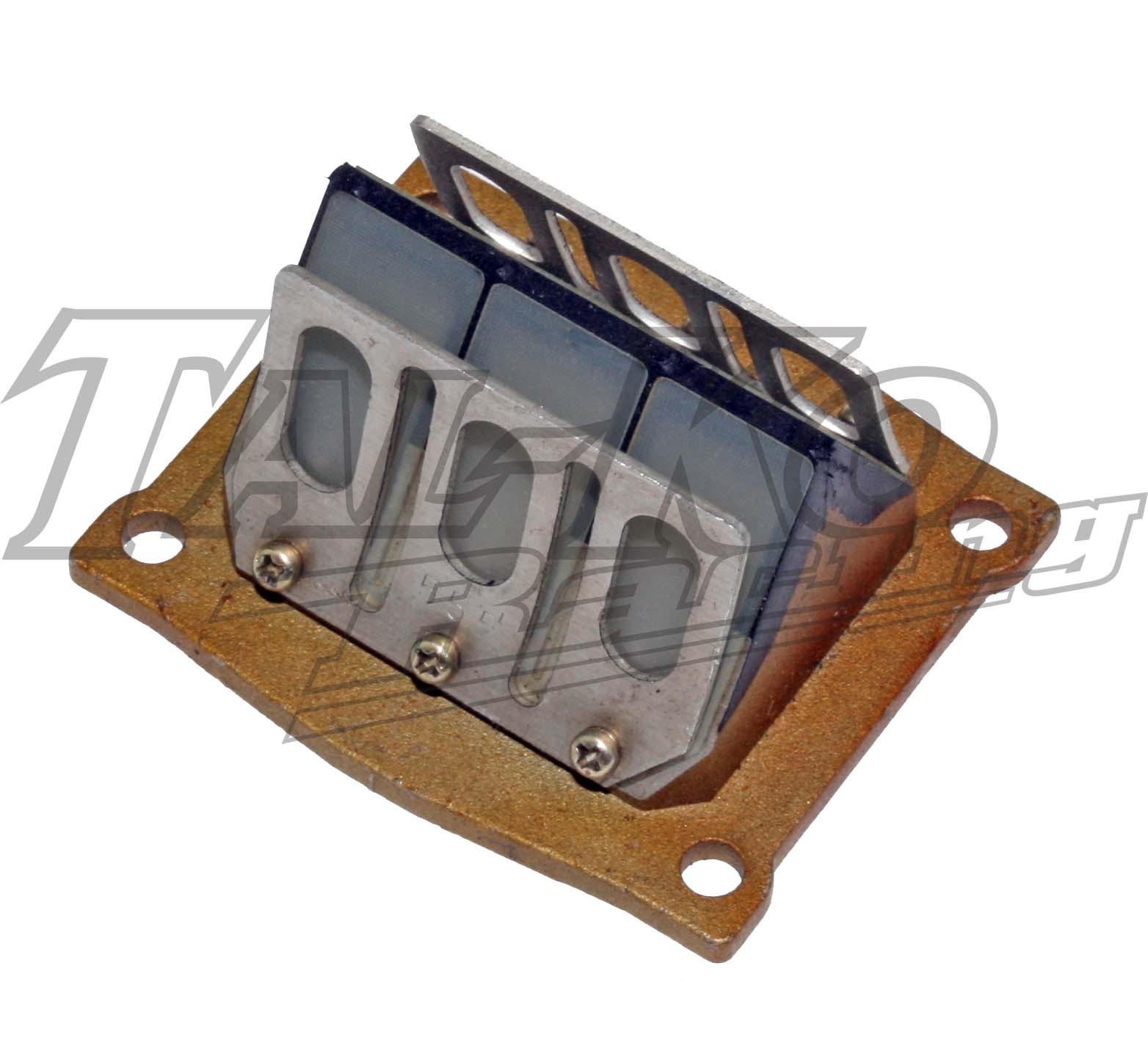 TKM KW125 REED VALVE CAGE ASSEMBLY 