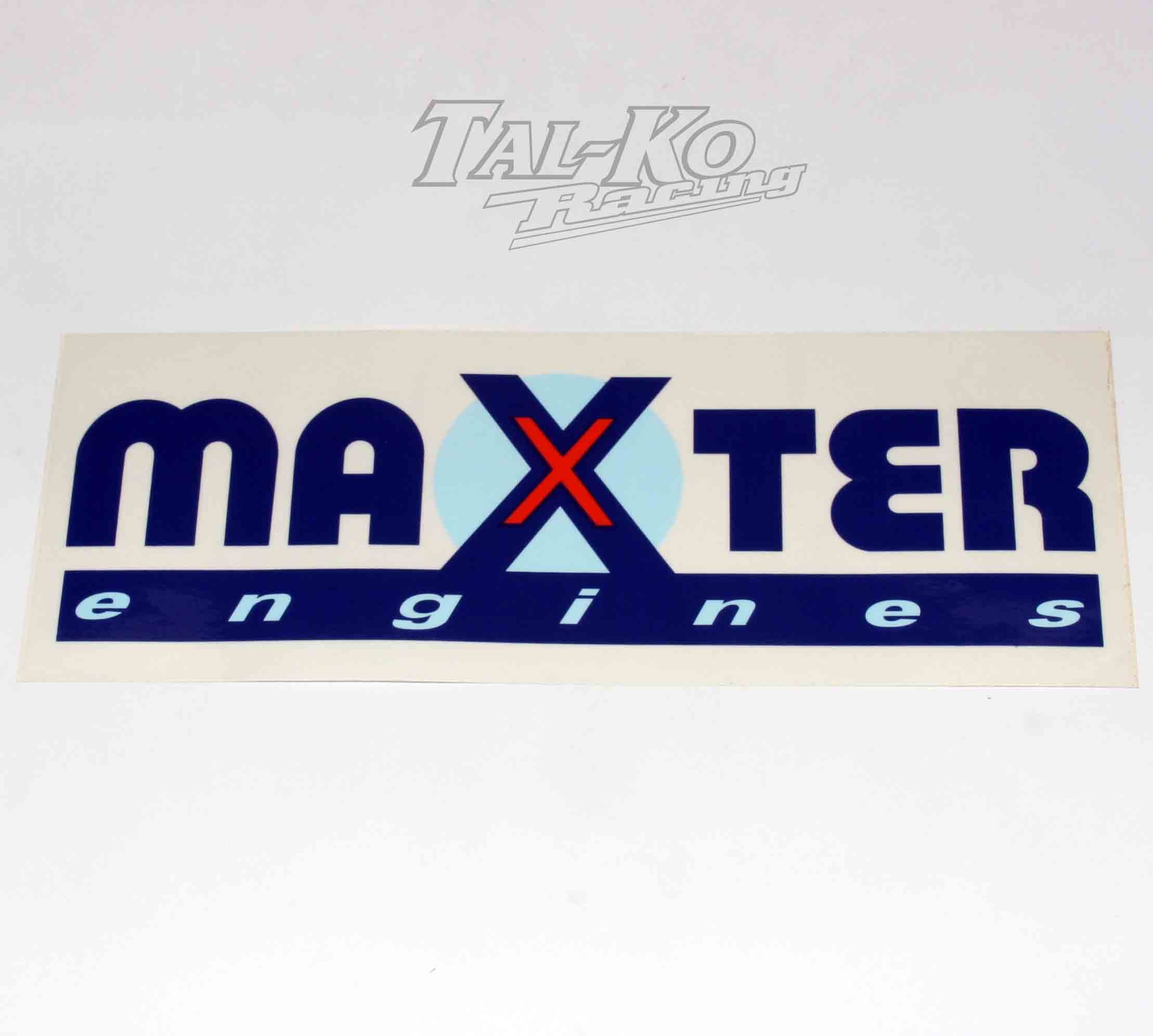MAXTER ENGINE STICKER DECAL 285 x 105