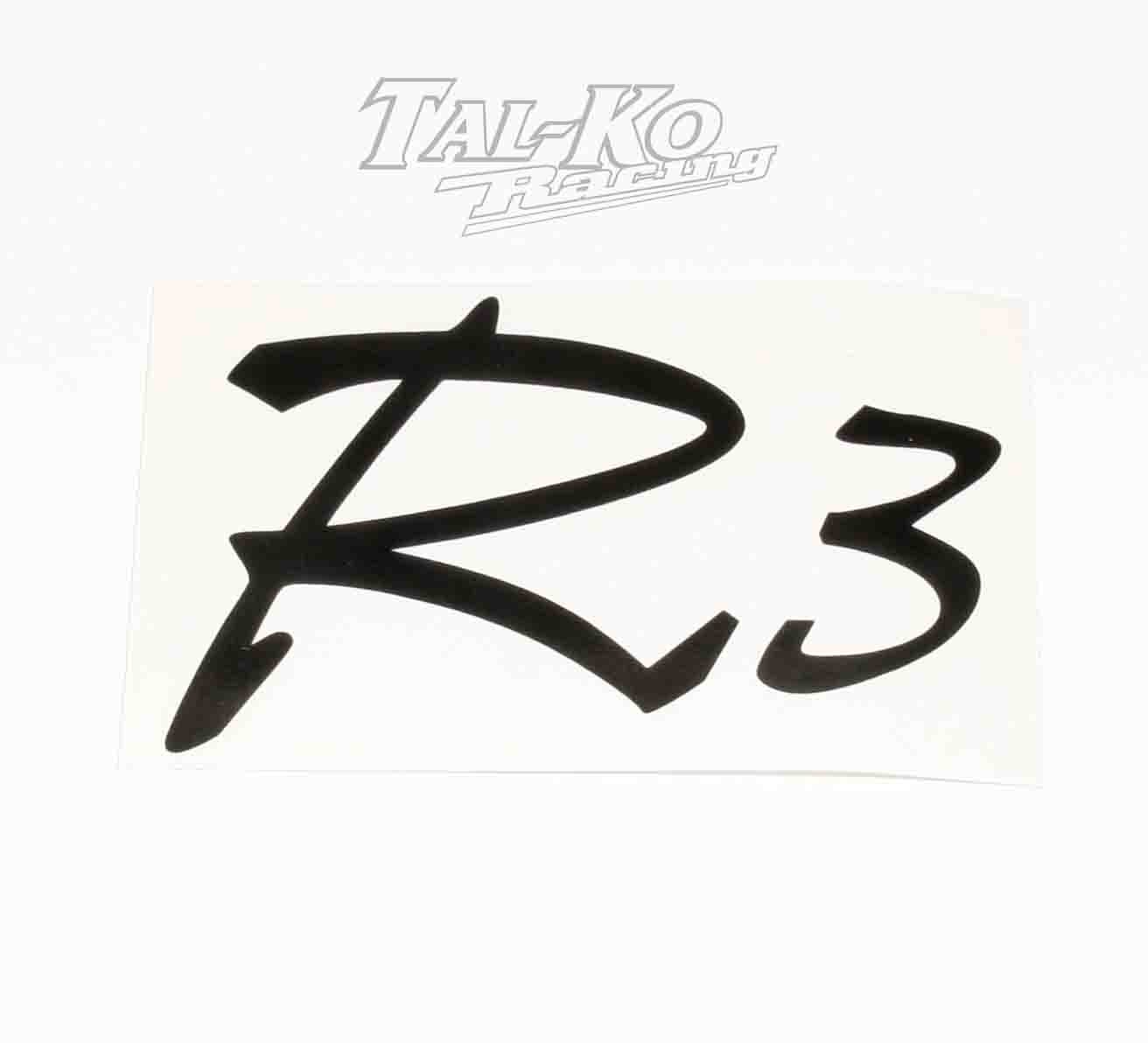 R3 RAIDER STICKER DECAL 125 x 80