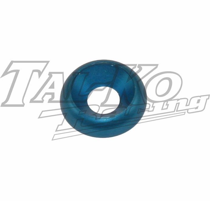 M8 FLARED CSK WASHER BLUE 