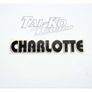 CRG CHARLOTTE STICKER DECAL 250 x 55
