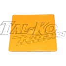 PLASTIC REAR NUMBER PLATE YELLOW